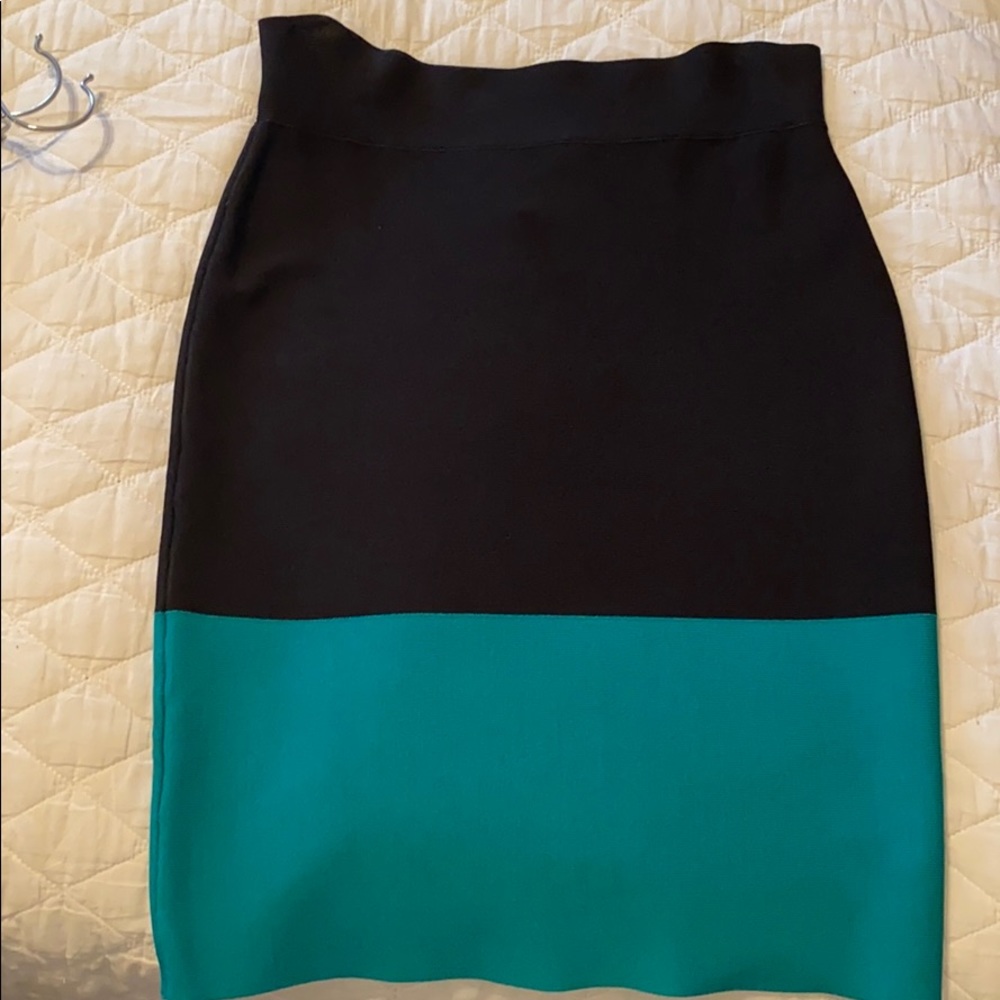 BCBGMAXAZRIA bandage skirt.